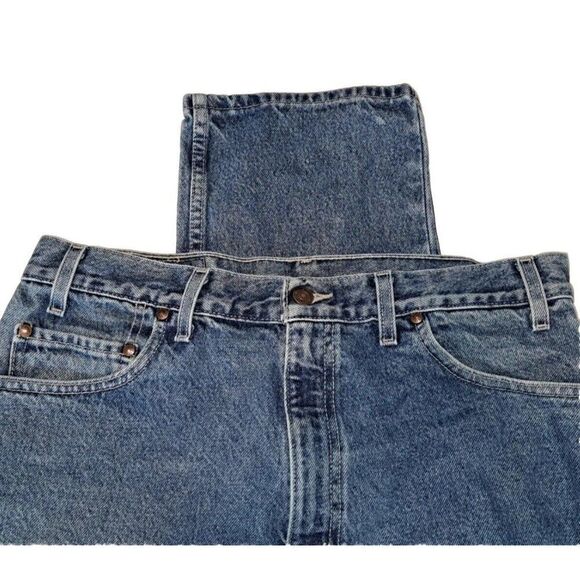 Levi Strauss 540 Men's Blue Relaxed Fit Jeans 36x30 - Picture 2 of 5